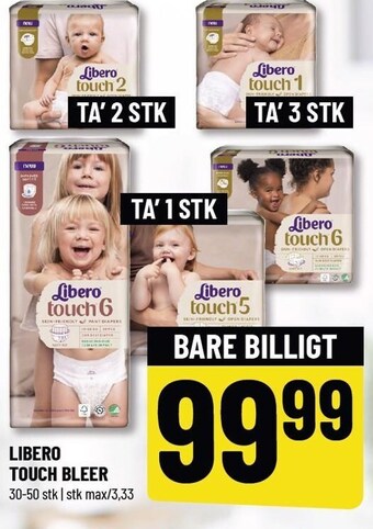 Løvbjerg Libero Touch bleer tilbud