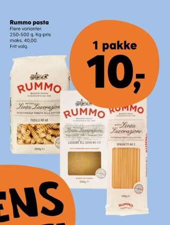 Rummo pasta