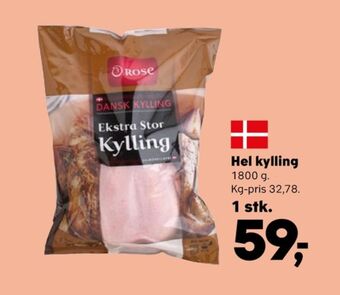 SuperBrugsen Rose kylling tilbud