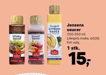 SuperBrugsen Jensens køkken sauce flydende tilbud