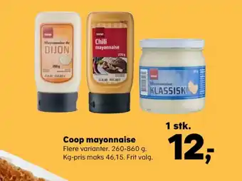SuperBrugsen Coop mayonnaise tilbud