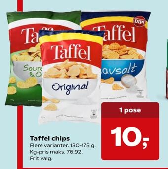 SuperBrugsen Taffel chips tilbud