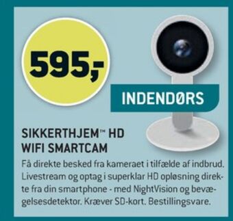 Sikkerthjem overvågningskamera