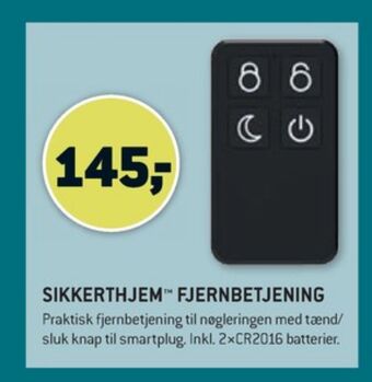 XL-BYG Sikkerthjem fjernbetjening tilbud