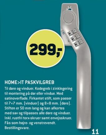 XL-BYG Home it paskvilgreb tilbud