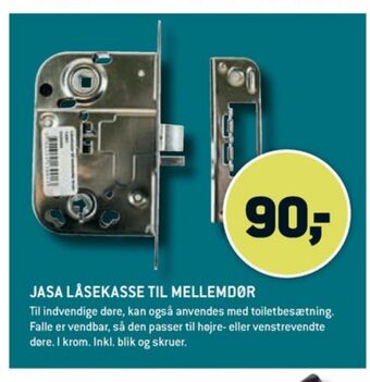 XL-BYG Jasa låsekasse tilbud