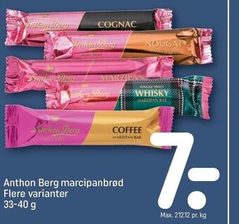 REMA 1000 Anthon Berg Marcipanbrød tilbud