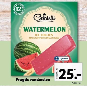 Lidl Frugtis vandmelon tilbud