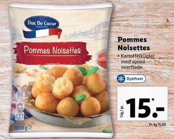 Lidl Pommes Noisettes tilbud