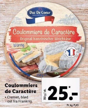 Lidl Coulommiers de Caractére tilbud