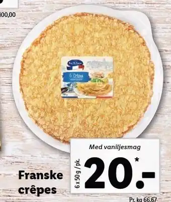 Lidl Franske Crêpes tilbud