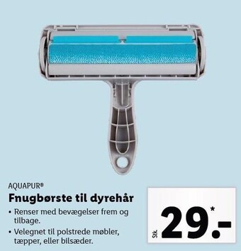 Fnugbørste til dyrehår