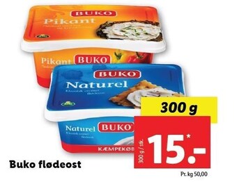 Lidl Buko flødeost tilbud