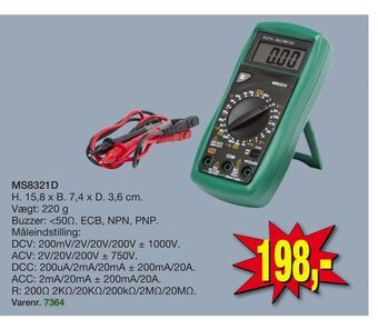 Harald Nyborg Digital multimeter tilbud