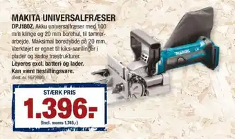 Stark Makita Universal Fræser tilbud