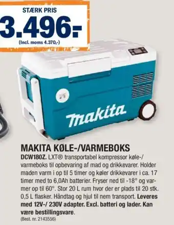 Stark Makita Køle-/Varmeboks tilbud