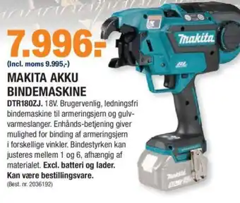 Makita Akku Bindemaskine