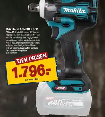 Stark Makita Slagnøgle 40V tilbud