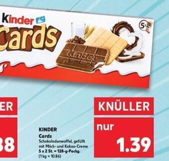 Kaufland DE Kinder Cards tilbud