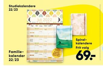 Bilka Familie kalender 22/23 tilbud