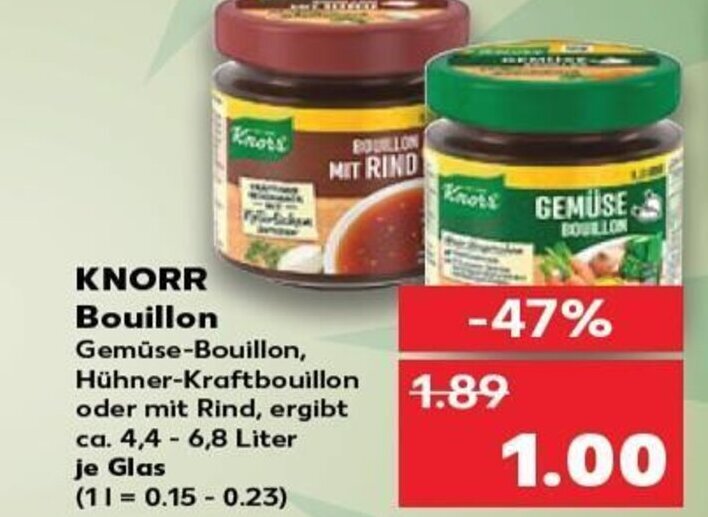 Knorr Bouillon tilbud hos Kaufland