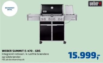 Davidsen Weber gasgrill tilbud