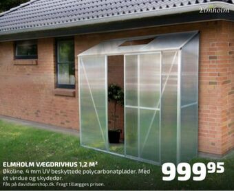 Davidsen Elmholm drivhus tilbud