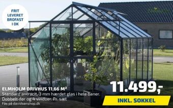 Davidsen Elmholm drivhus tilbud