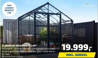 Davidsen Elmholm drivhus tilbud
