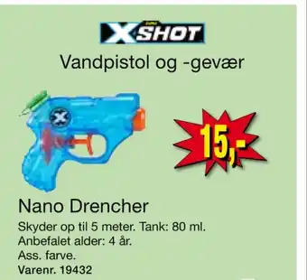 Harald Nyborg Xshot vandpistol tilbud