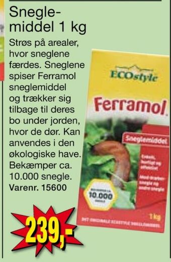 Harald Nyborg Ferramol bekæmpelsesmiddel tilbud