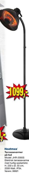 Harald Nyborg Heatmax terrassevarmer tilbud