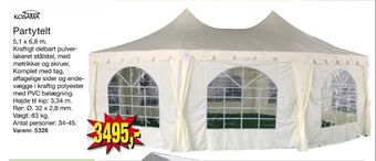 Harald Nyborg Kosama partytelt tilbud