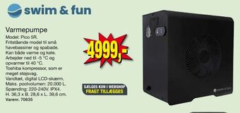 Harald Nyborg Swim & fun varmepumpe tilbud