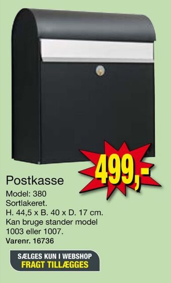 Harald Nyborg Allux postkasse tilbud