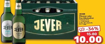 Kaufland DE Jever Pilsener oder Fun Alkoholfrei tilbud