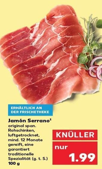 Kaufland DE Jamón Serrano tilbud