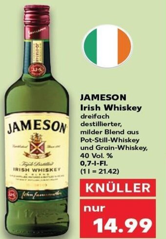 Kaufland DE Jameson Irish Whiskey tilbud