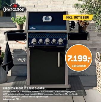 XL-BYG NAPOLEON ROGUE 425 PLUS GASGRILL tilbud