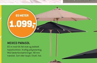 XL-BYG Mexico parasol tilbud