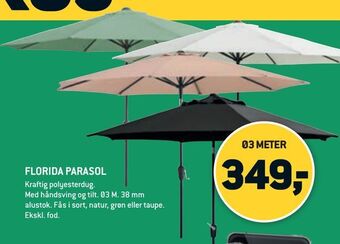 XL-BYG Florida parasol tilbud