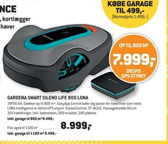 XL-BYG Gardena smart sileno life 800 lona tilbud