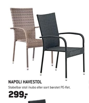 XL-BYG Napoli havestol tilbud