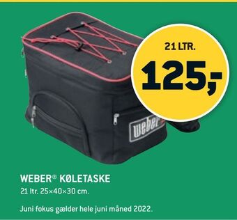 XL-BYG Weber® køletaske tilbud