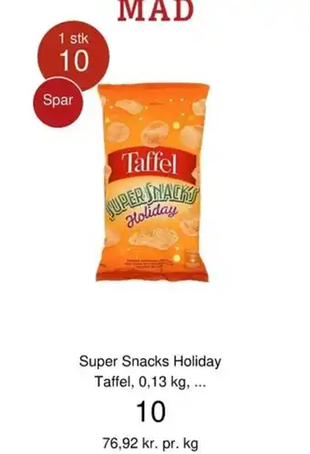 Coop.dk MAD Taffel Super Snacks Holiday tilbud