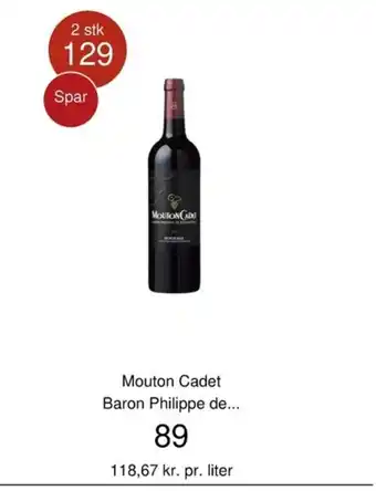 Mouton Cadet Baron Philippe de