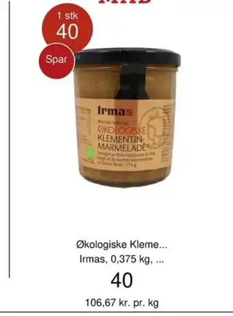 Coop.dk MAD Økologisk Kleme Irmas tilbud