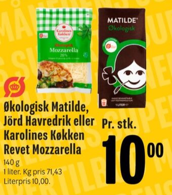 Min Købmand Karolines revet ost mozzarella tilbud