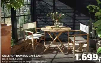 Davidsen Sillerup Bambus Cafesæt tilbud