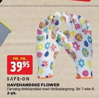 jem & fix Havehandske flower tilbud